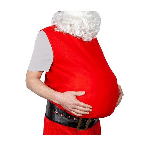 Adult Father Christmas Santa Belly Vest Fancy Dress Accessory