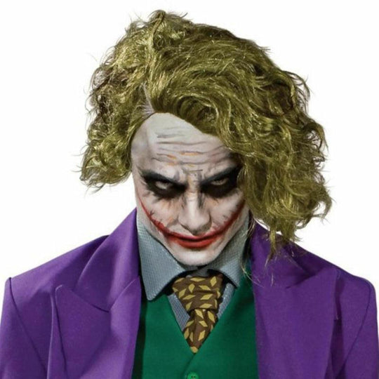 Adult Green Joker Wig Official  Halloween Batman Fancy Dress Costume Accessory