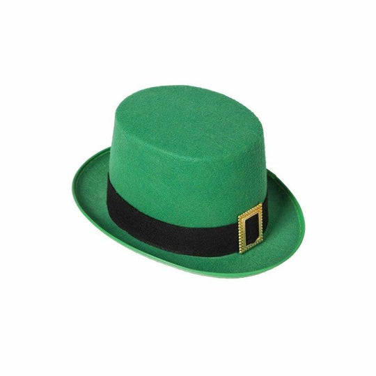 Adult Green St Patricks Day Top Hat Irish Leprechaun Fancy Dress Accessory