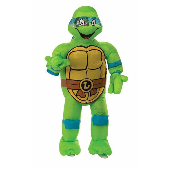 Adult Inflatable Leonardo Teenage Mutant Ninja Turtle Fancy Dress Costume
