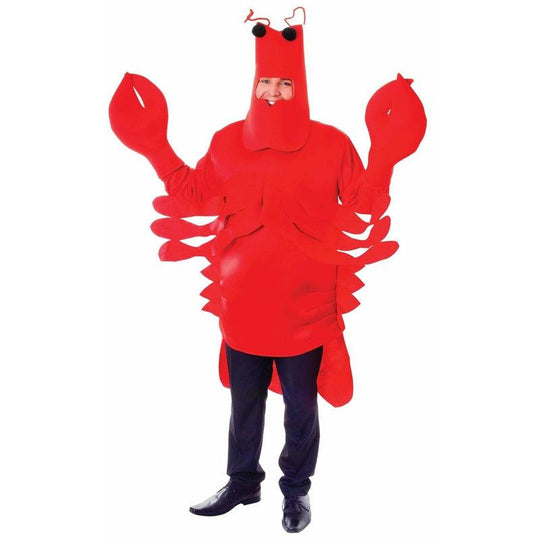 Adult Lobster Costume Mens Ladies Sea Crab Animal Fancy Dress Outfit