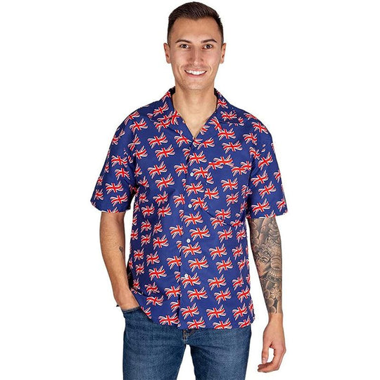 Adult Men's Great Britain Union Jack Shirt