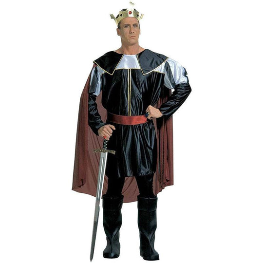 Adult Men's Medieval King Arthur Fancy Dress Costume Party Outfit