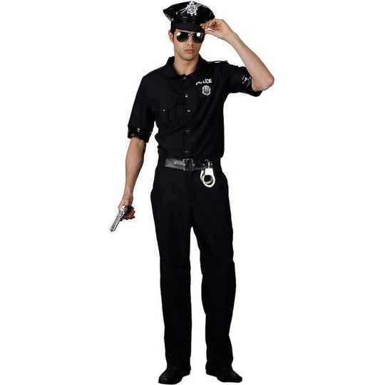 Adult Men's New York Police Officer Fancy Dress Costume