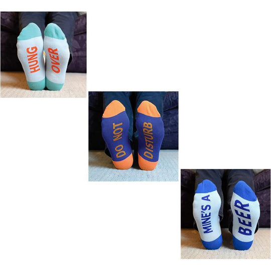 Adult Mens Novelty Sole Socks - One Size