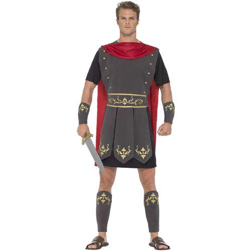 Adult Men's Roman Gladiator Spartan Soldier Fancy Dress Costume