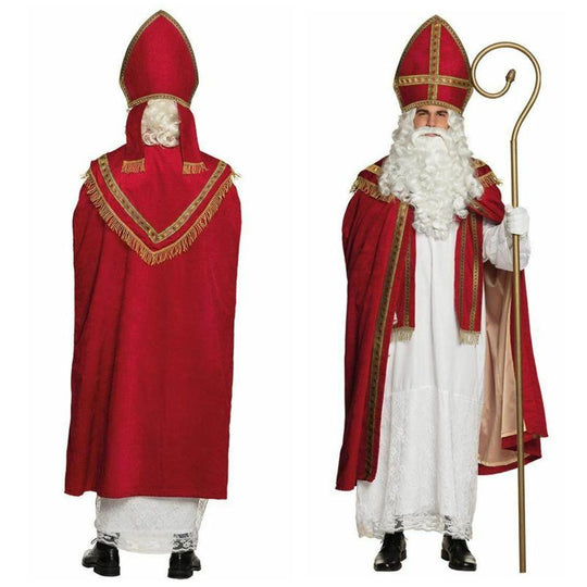 Adult Men's Santa Claus Father Christmas Fancy Dress Costume - L/XL