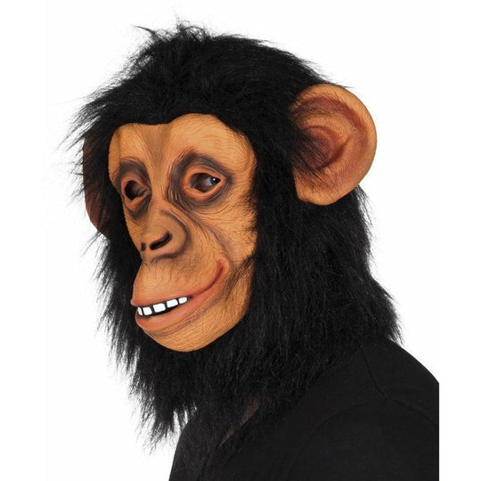 Adult Monkey Mask Animal Chimp Gorilla Fancy Dress Mask