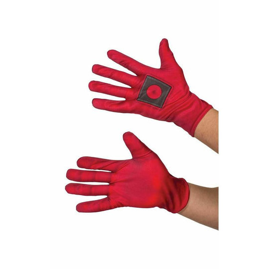 Adult Official Deadpool Gloves Halloween Mens Fancy Dress Costume Accessory