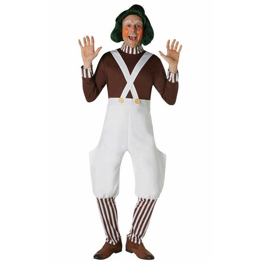 Adult Oompa Loompa Wig Fancy Dress Chocolate Factory Costume Accessory