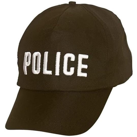 Adult Police Cap Unisex Fancy Dress Accessory Hat AC-9731