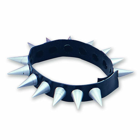 Adult Spike Neck Choker Punk Rock Fancy Dress Costume Accessory
