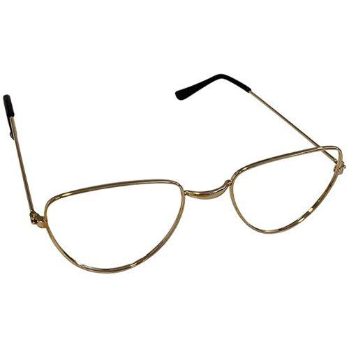 Adult Unisex Father Christmas Santa Claus Half Moon Glasses Fancy Dress Accessory