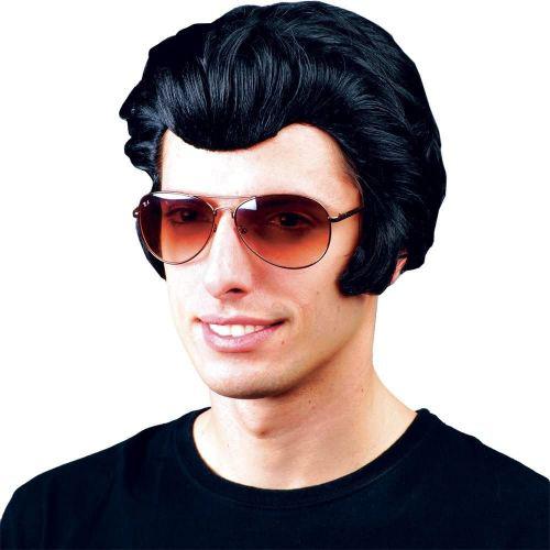 Adult Unisex King of Rock Wig Fancy Dress Costume Accessory
