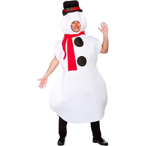 Adult Unisex Snowman Christmas Festive Fun Fancy Dress Costume