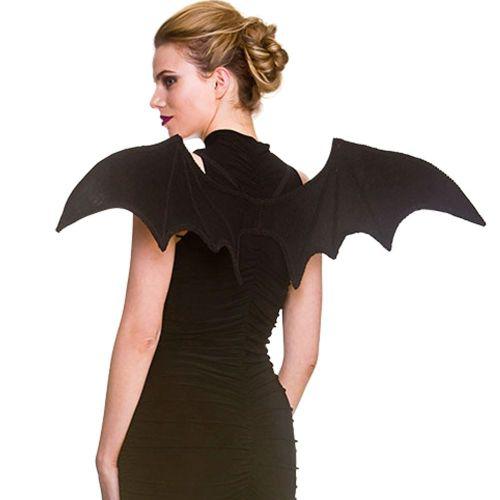 Adult Unisex Vampire Bat Wings Fancy Dress Accessory - One Size
