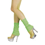 Adult Women's 1980's Dance Aerobic Leg Warmers Fancy Dress Costume