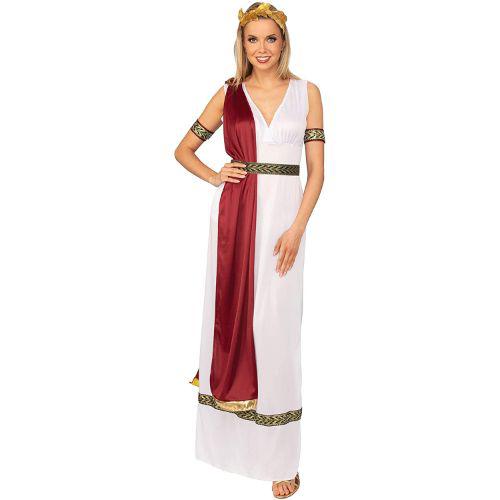 Adult Women's Ancient Greek Goddess Toga Fancy Dress Costume - The ...