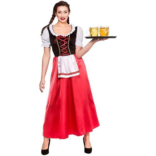 Adult Women's Bavarian Beer Wench Oktoberfest Fancy Dress Costume