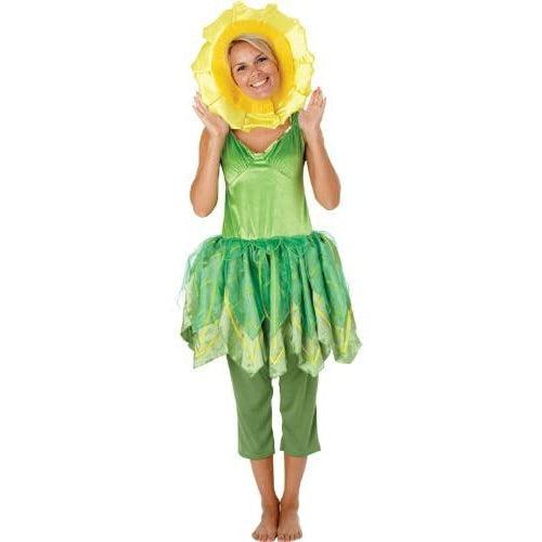 Adult Women's Bill & Ben Little Weed Fancy Dress Costume Party Outfit