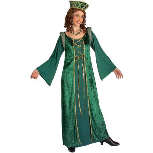 Adult Women's Lady Eleonora Medieval Fancy Dress Costume Party Outfit