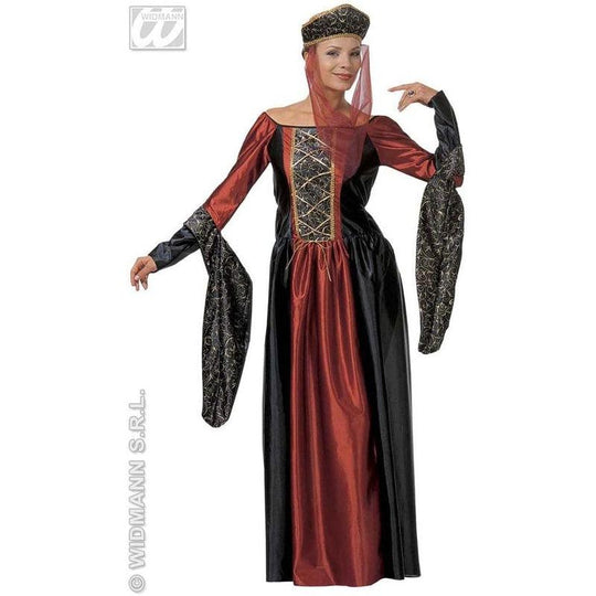 Adult Women's Medieval Lady Marquess Fancy Dress Costume Party Outfit