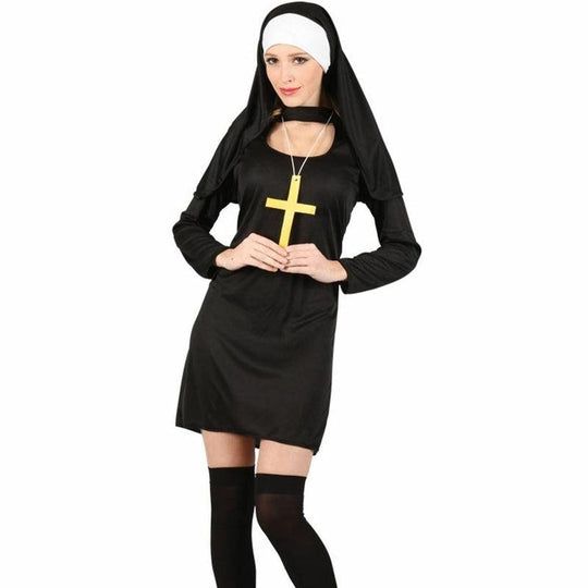 Adult Women's Nun Fancy Dress Costume