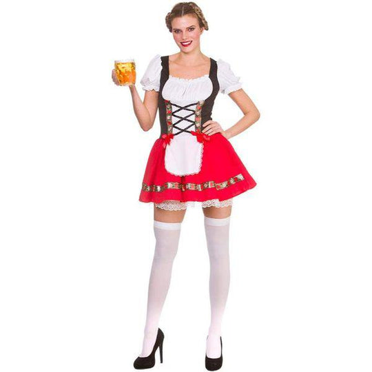 Adult Women's Oktoberfest Beer Girl Fancy Dress Costume