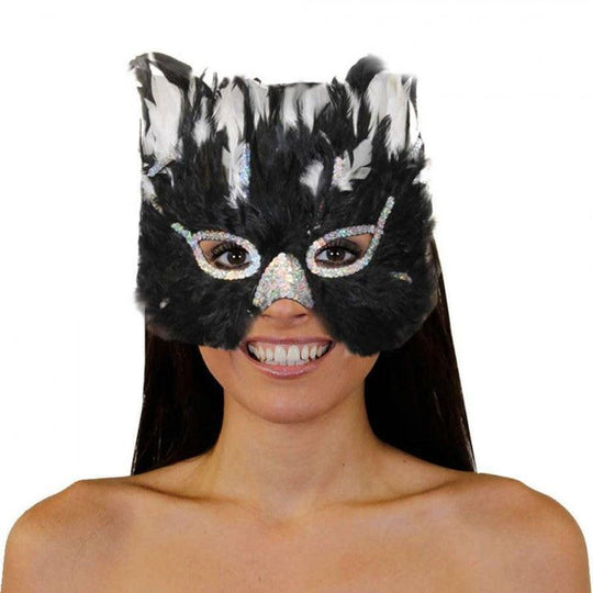 Adult Women's Owl Masquerade Mask Fancy Dress Costume Accessory