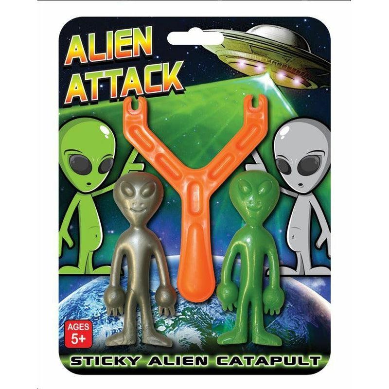 Sticky Alien Alien Attack Catapult Kids Fun Sticky Alien Launcher Slingshot Toy ...