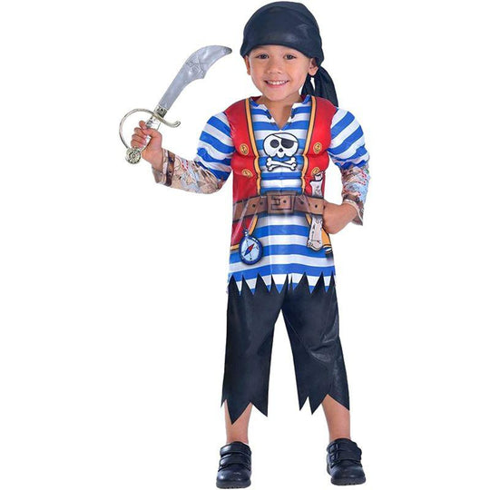 Amscan Ahoy Matey Muscle Chest Pirate Boy's Fancy Dress Costume