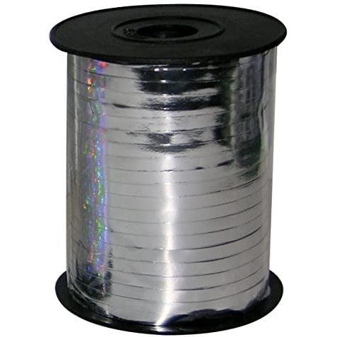 Amscan Balloon Ribbon 5Mm X 225M Metallic Silver