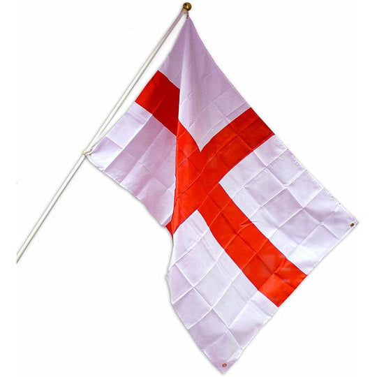 Amscan England 5'x3' Flag with Pole & Mount