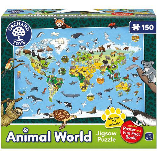 Animal World 150 Piece Child's Jigsaw Puzzle