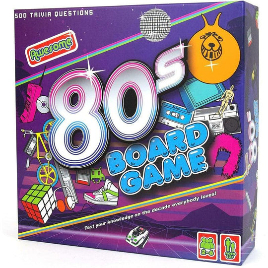 Awesome 80s Board Game Throwback Trivia Nostalgic Music TV Film Retro Quiz