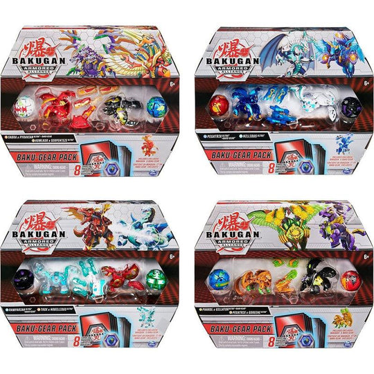 BAKUGAN Baku-Gear 4-Pack (Styles Vary)