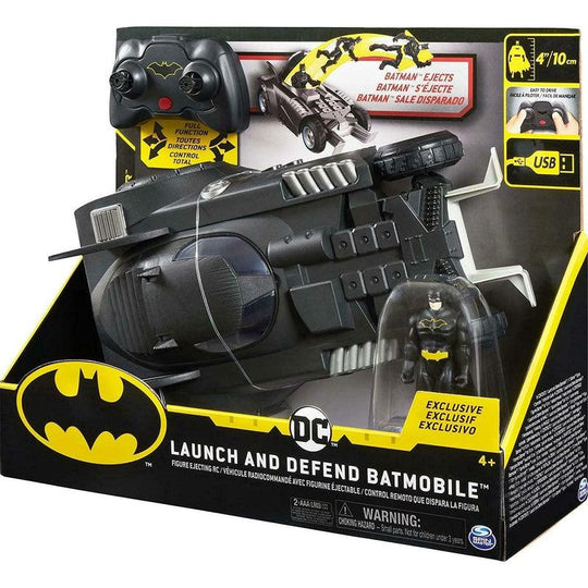 BATMAN Launch and Defend Batmobile Remote Control Vehicle & Action Figure