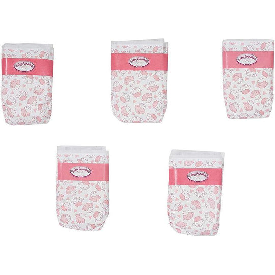 Baby Annabell Baby Doll Nappies - Pack of 5