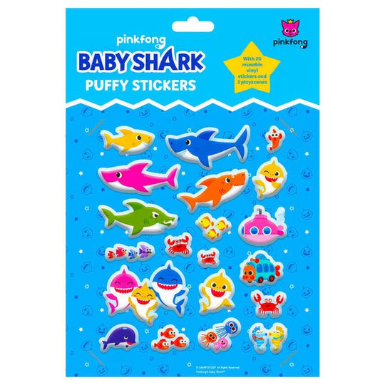 Baby Shark Children's Puffy Sticker Creative Activity Set