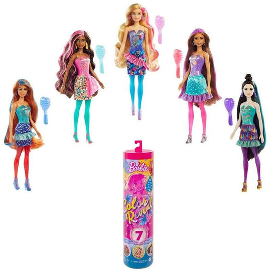 Barbie Colour Reveal Doll with 7 Surprises