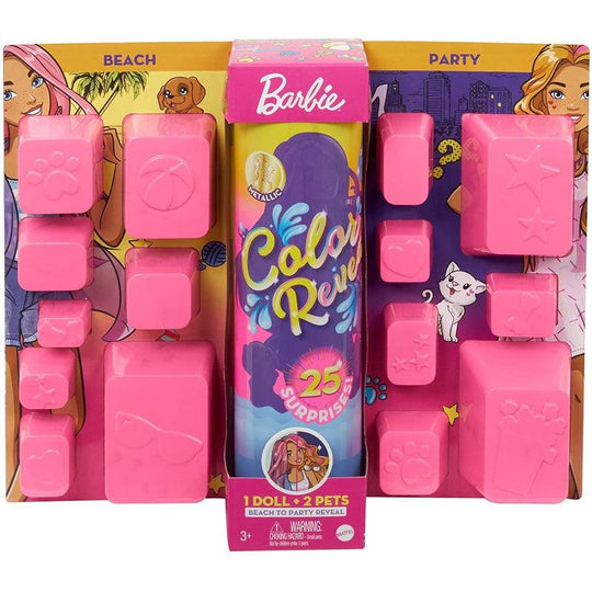 Barbie Day-to-Night Color Reveal Doll with 25 Surprises