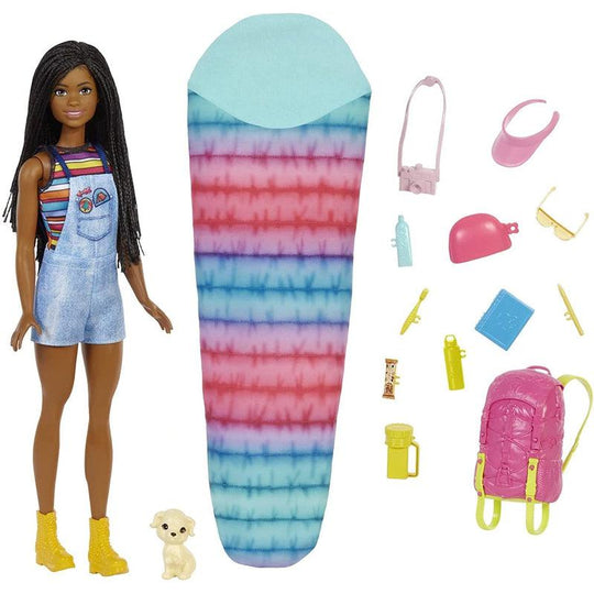 Barbie It Takes Two Camping Brooklyn Doll with Pet Puppy Playset