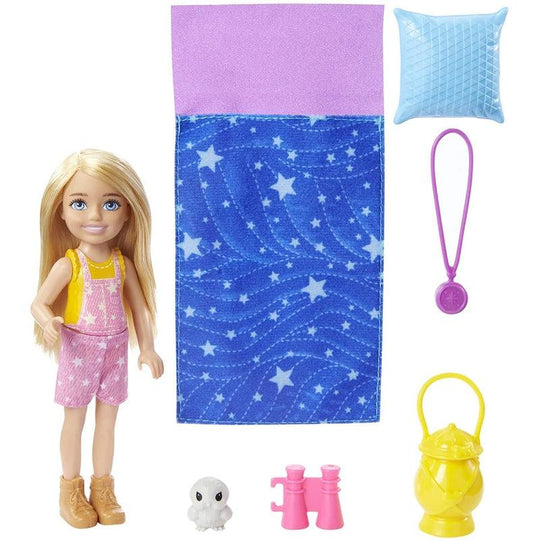 Barbie It Takes Two Camping Chelsea Doll with Pet Owl Playset