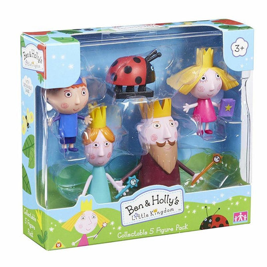 Ben & Holly Little Kingdom 5 Figure Pack Ben Holly King Queen Thistle Gaston