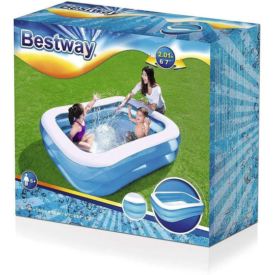Bestway Inflatable Swimming 6'7" Pool  - 211x132x46cm