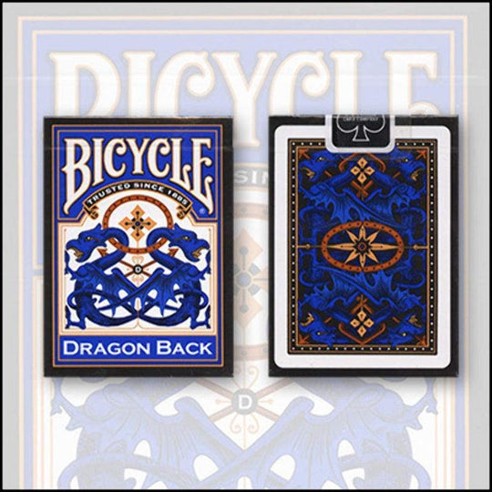 Bicycle Dragon Back Cards (Blue) by USPCC - Trick