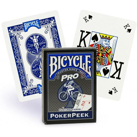 Bicycle Pro PokerPeek Playing Cards - Blue
