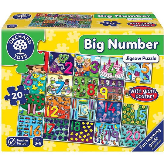 Big Number Floor Puzzle