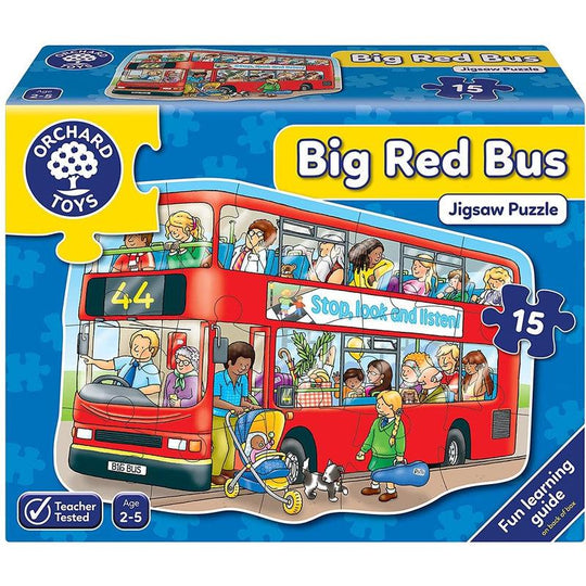 Big Red Bus Floor Jigsaw