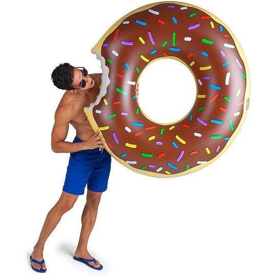 BigMouth Inc Giant Chocolate Donut Pool Float